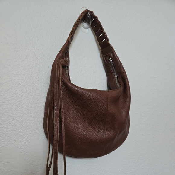 Banana Republic Leather Baguette Bag With Fringe - Picture 3 of 12
